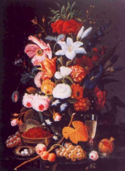 Severin Roesen Floral Still Life